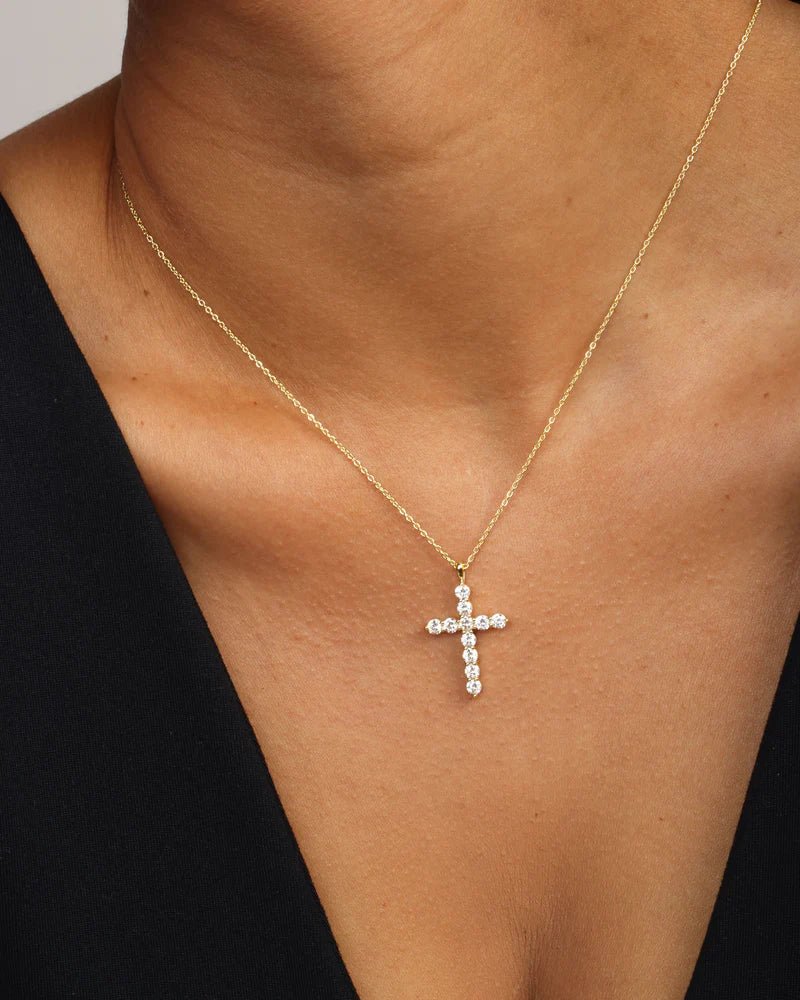 Oh She Fancy Small Cross Pendant - Southern Soule Designs