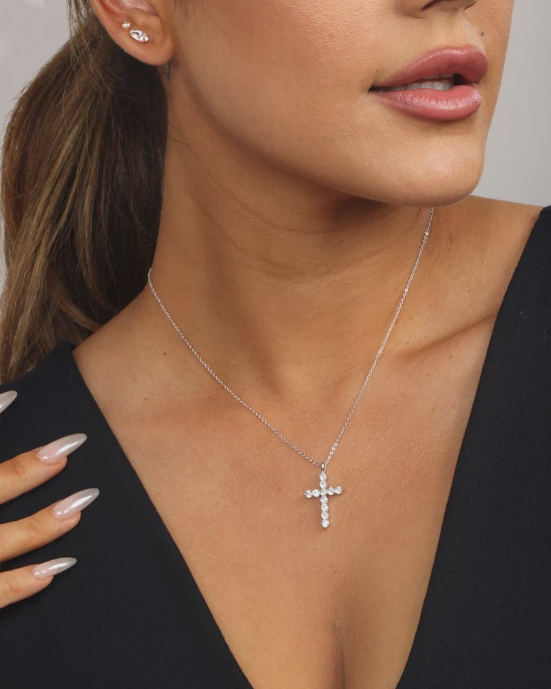 Oh She Fancy Small Cross Pendant - Southern Soule Designs