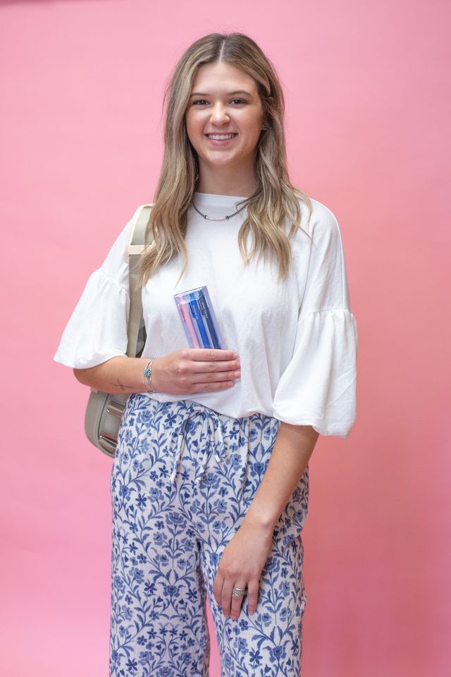 White Bubble Sleeve Rayon Top