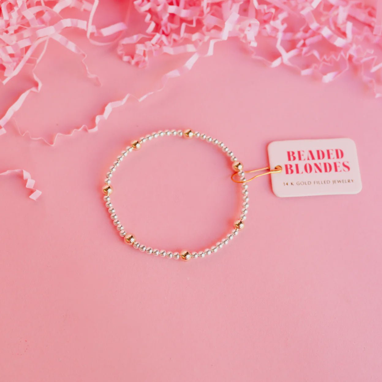 Olive Bracelet Silver with Gold - Southern Soule Designs