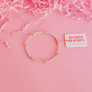 Olive Bracelet Silver with Gold - Southern Soule Designs