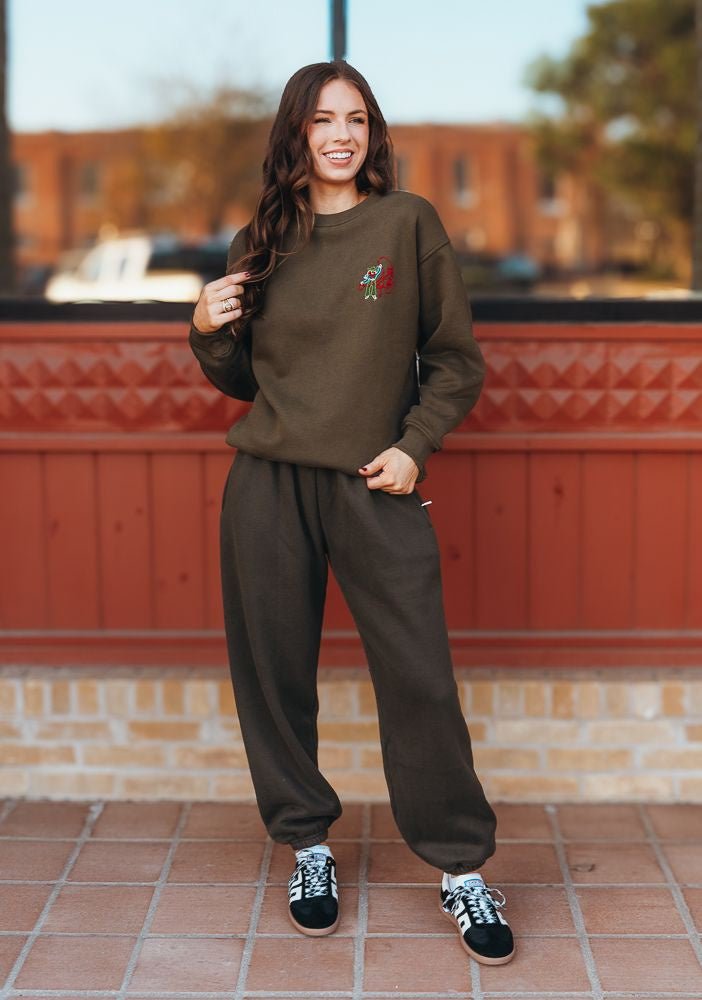 Olive Green Sweatpants BRP3190 - Southern Soule Designs