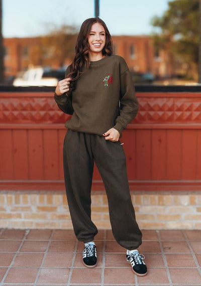 Olive Green Sweatpants BRP3190 - Southern Soule Designs