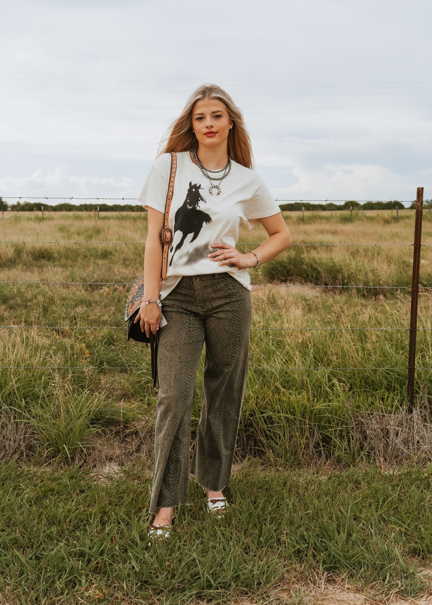 Olive Snake Print Pants P5223 - Southern Soule Designs