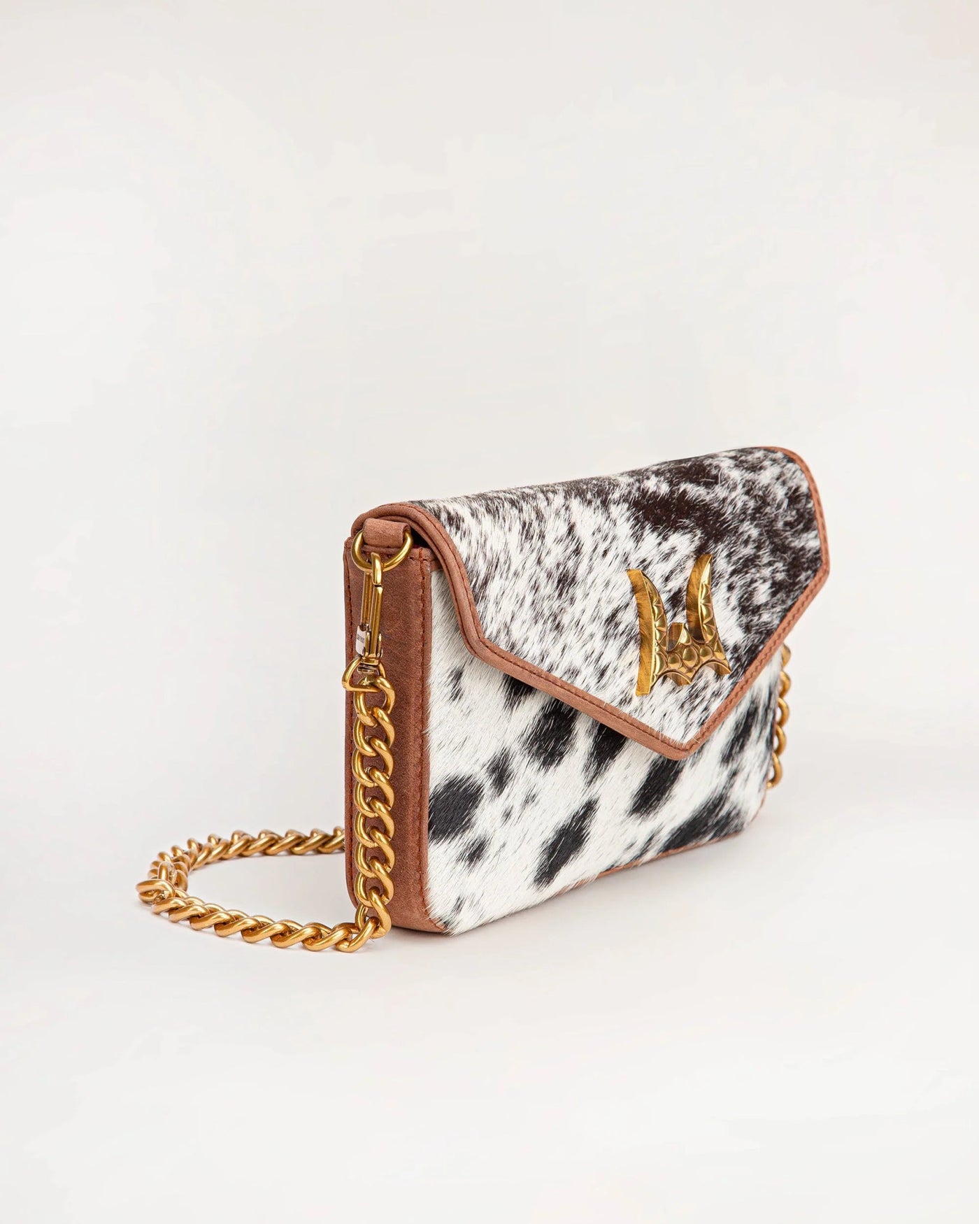 On the Go Mini Chain Bag - Cowhide - Southern Soule Designs