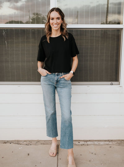 On The Go Tee True Black ZT253196 - Southern Soule Designs