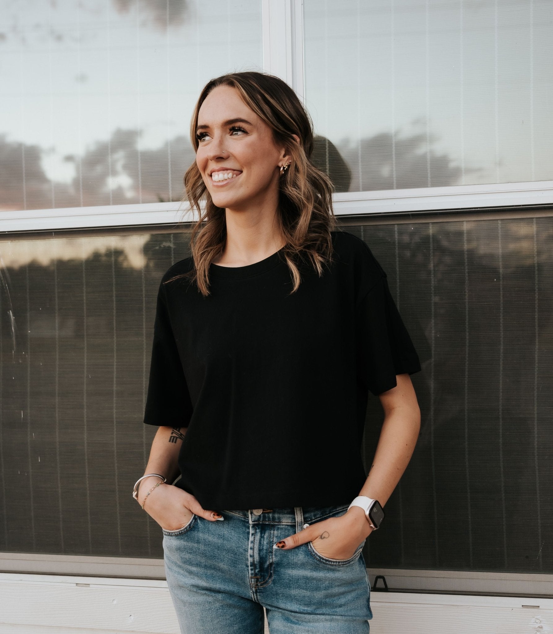 On The Go Tee True Black ZT253196 - Southern Soule Designs