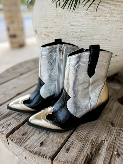 One Chance Boot - Mixed Metallic - Southern Soule Designs