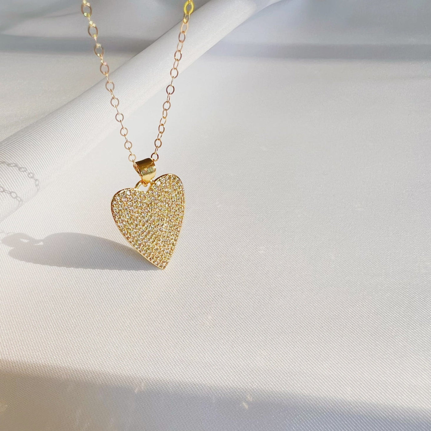 One Love Heart CZ Necklace - Southern Soule Designs