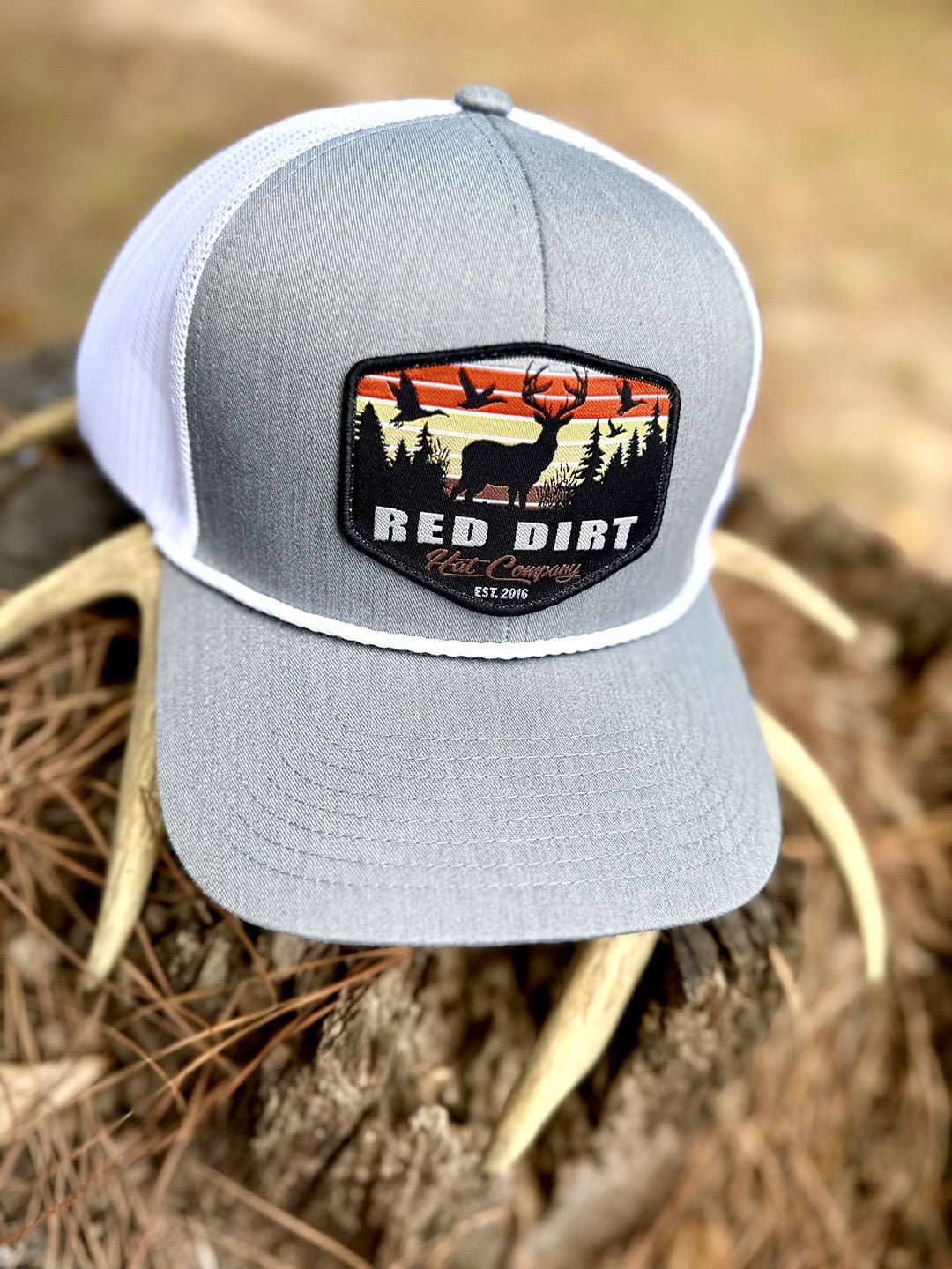 Open Season Heather Grey/White Cap RDHC-480 – Southern Soule Designs