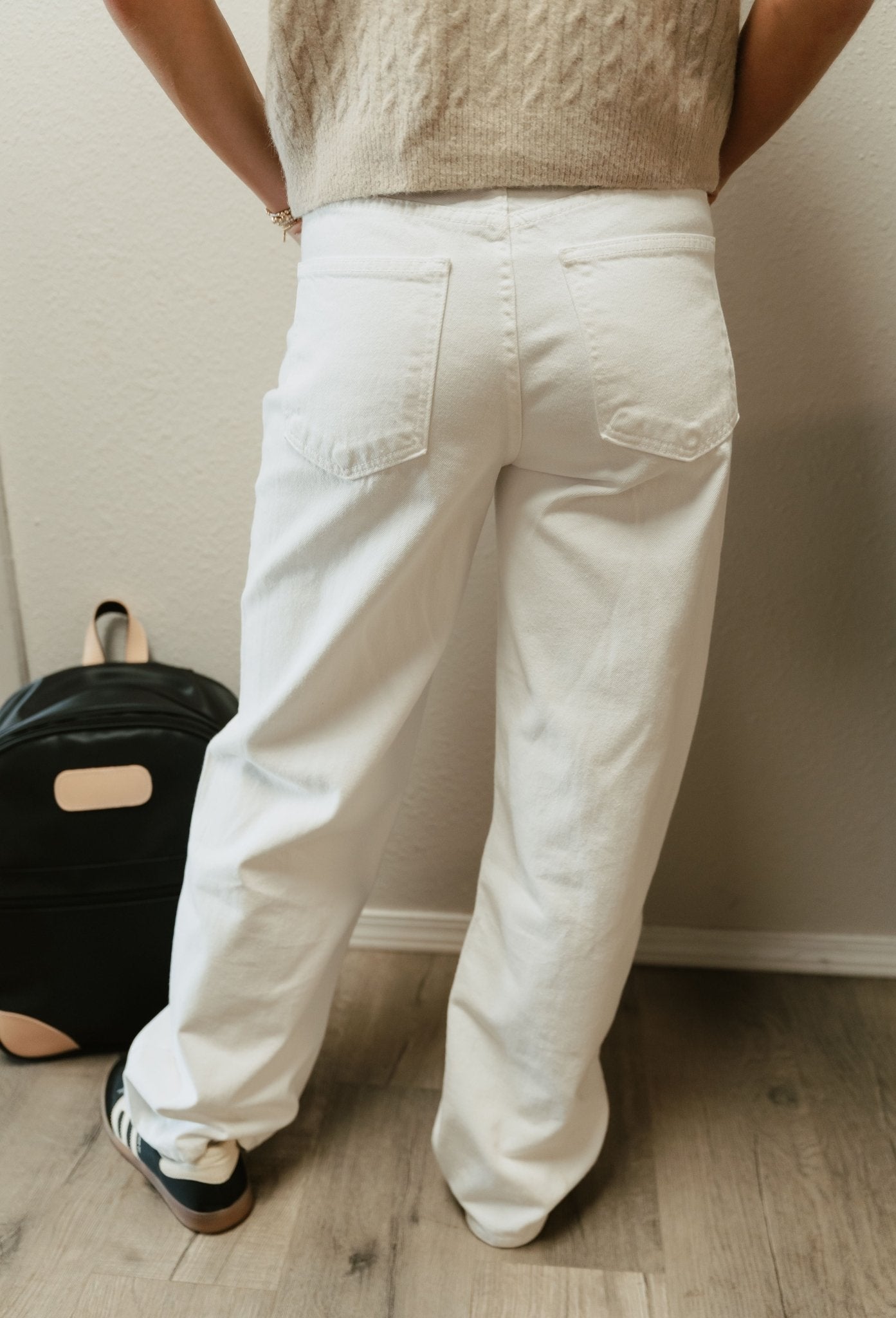Optic White Relaxed Straight Jean BP470N - OPWHT - Southern Soule Designs