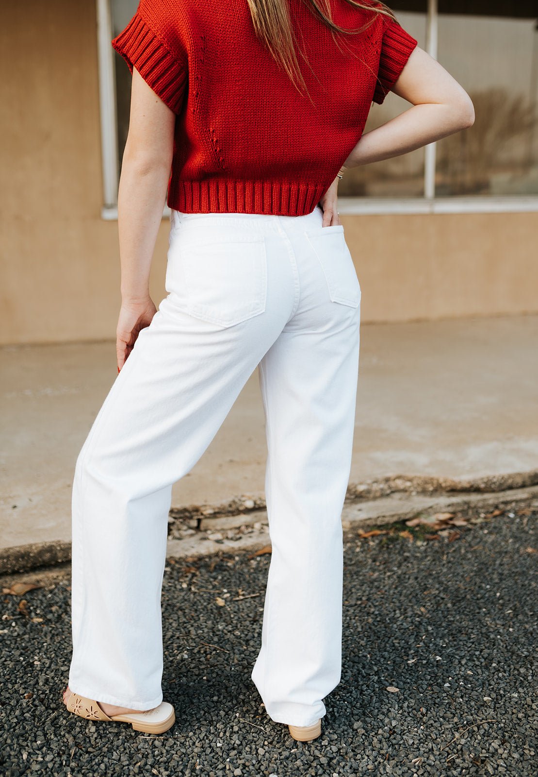 Optic White Relaxed Straight Jean BP470N - OPWHT - Southern Soule Designs
