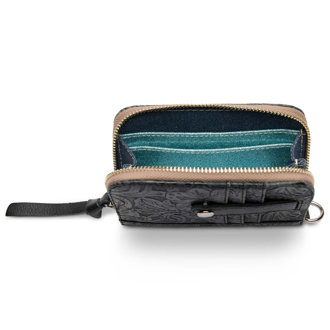 Steely Zippy Wallet