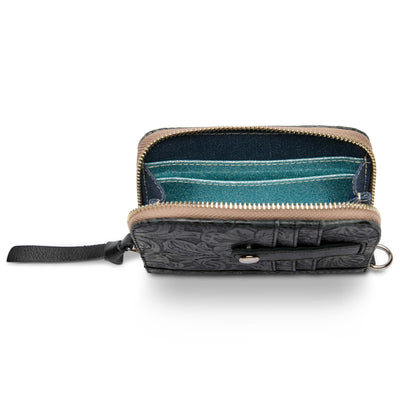 Steely Zippy Wallet