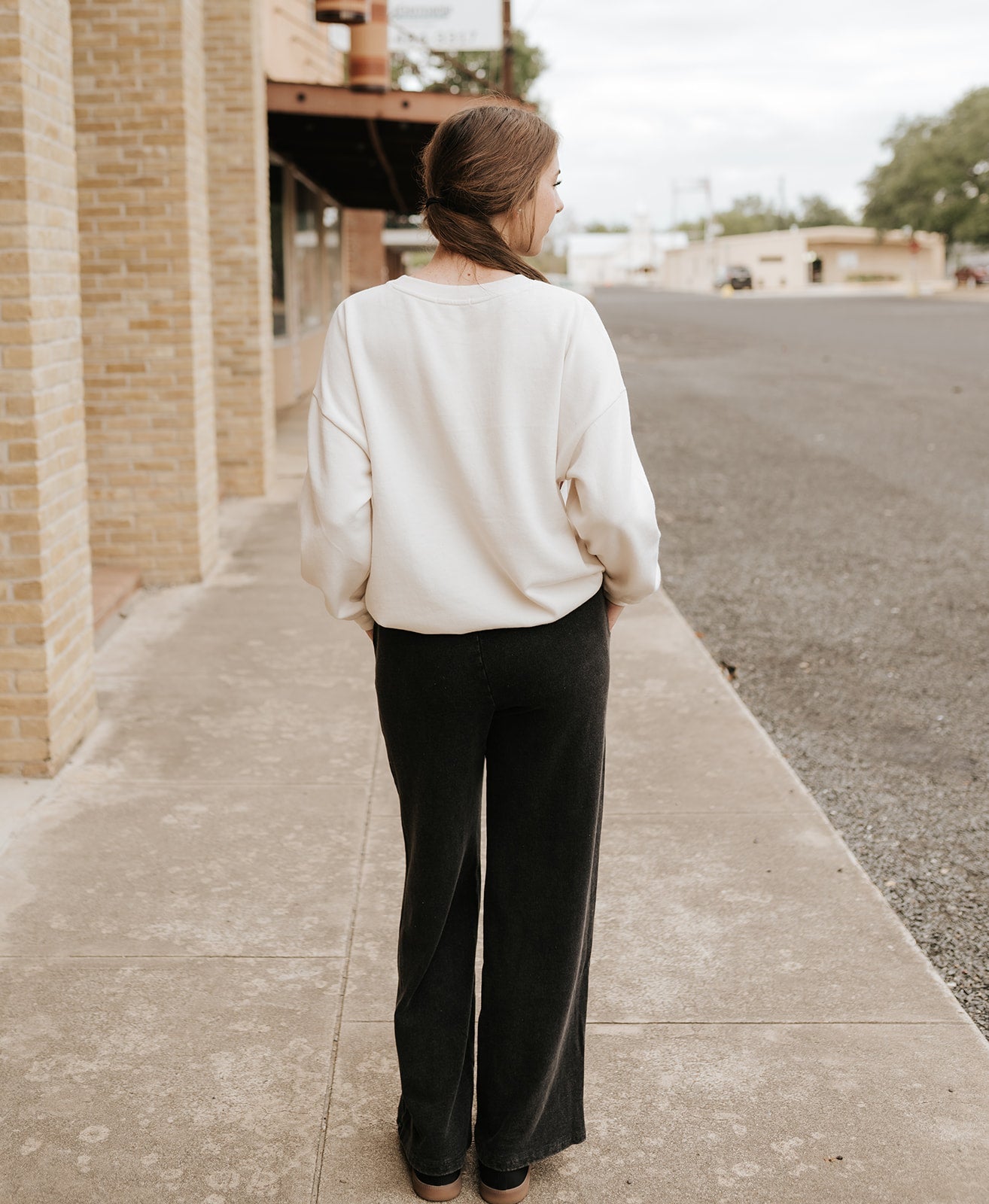 Oversized Love Sweatshirt Vanilla Ice ZLT254706 - Southern Soule Designs