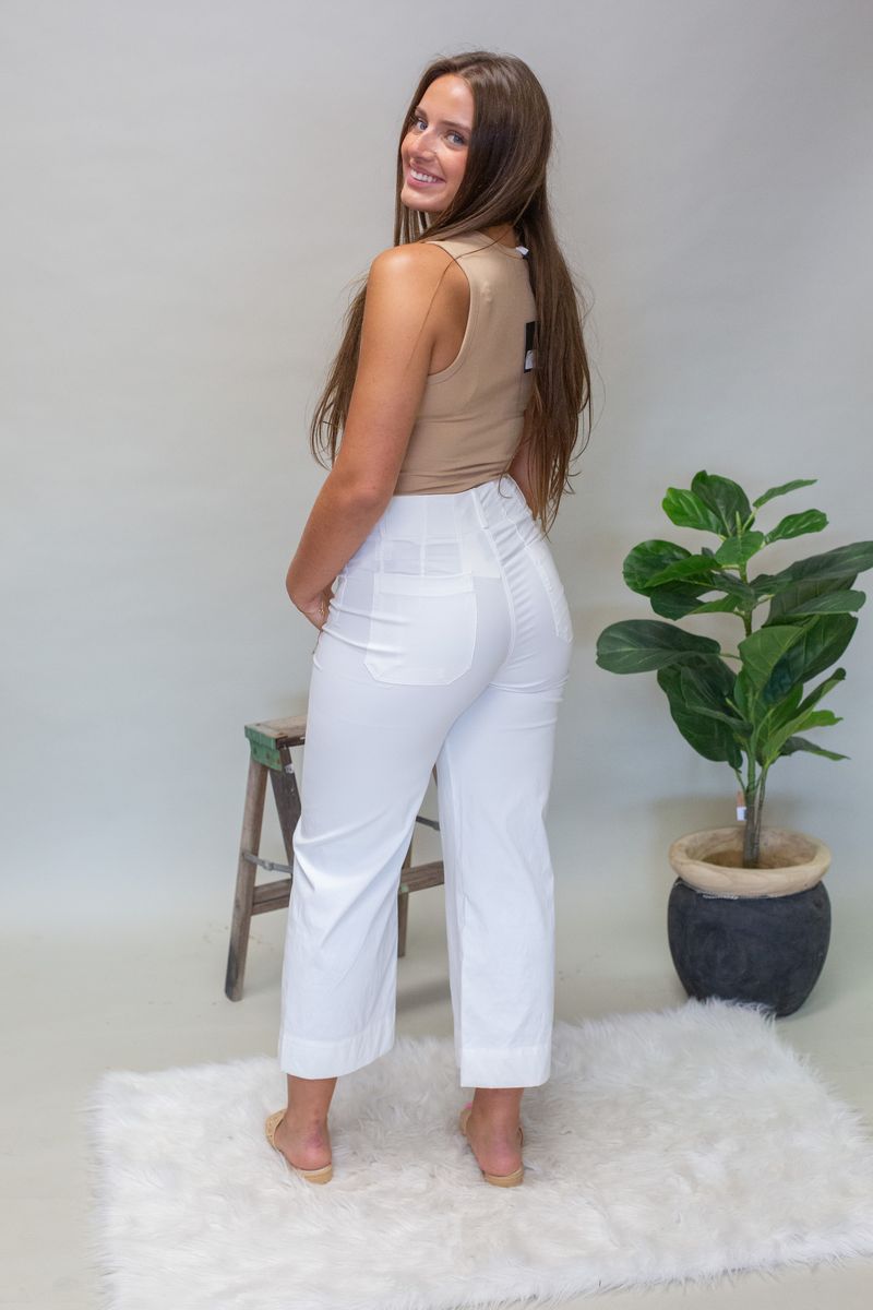 P1349 White Pants - Southern Soule Designs