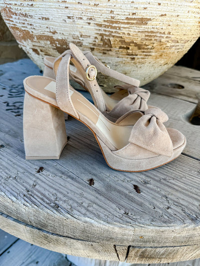 Pacie Camel Suede Heel - Southern Soule Designs