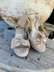 Pacie Camel Suede Heel - Southern Soule Designs