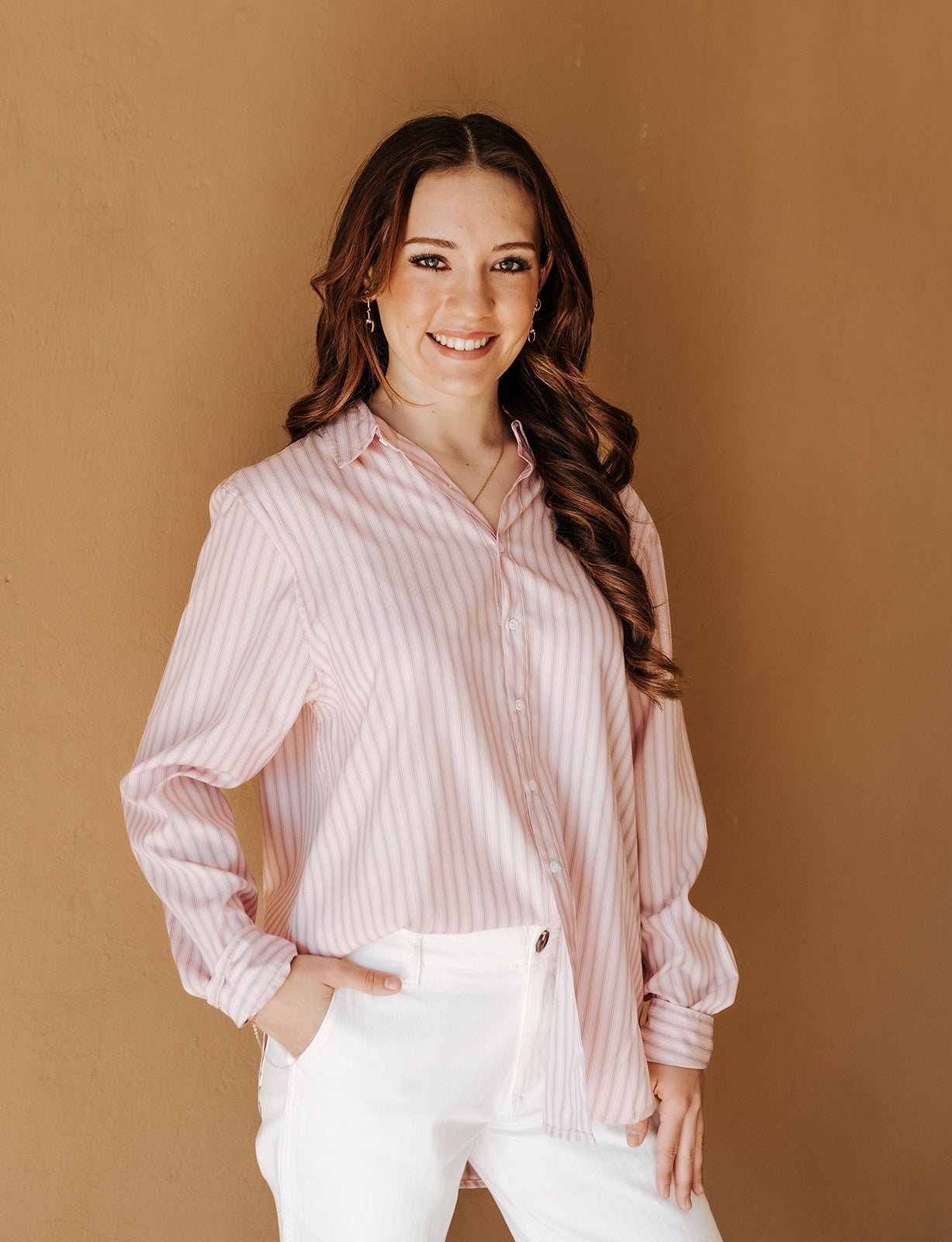 Pale Lilac Stripe Lolita Shirt - Southern Soule Designs