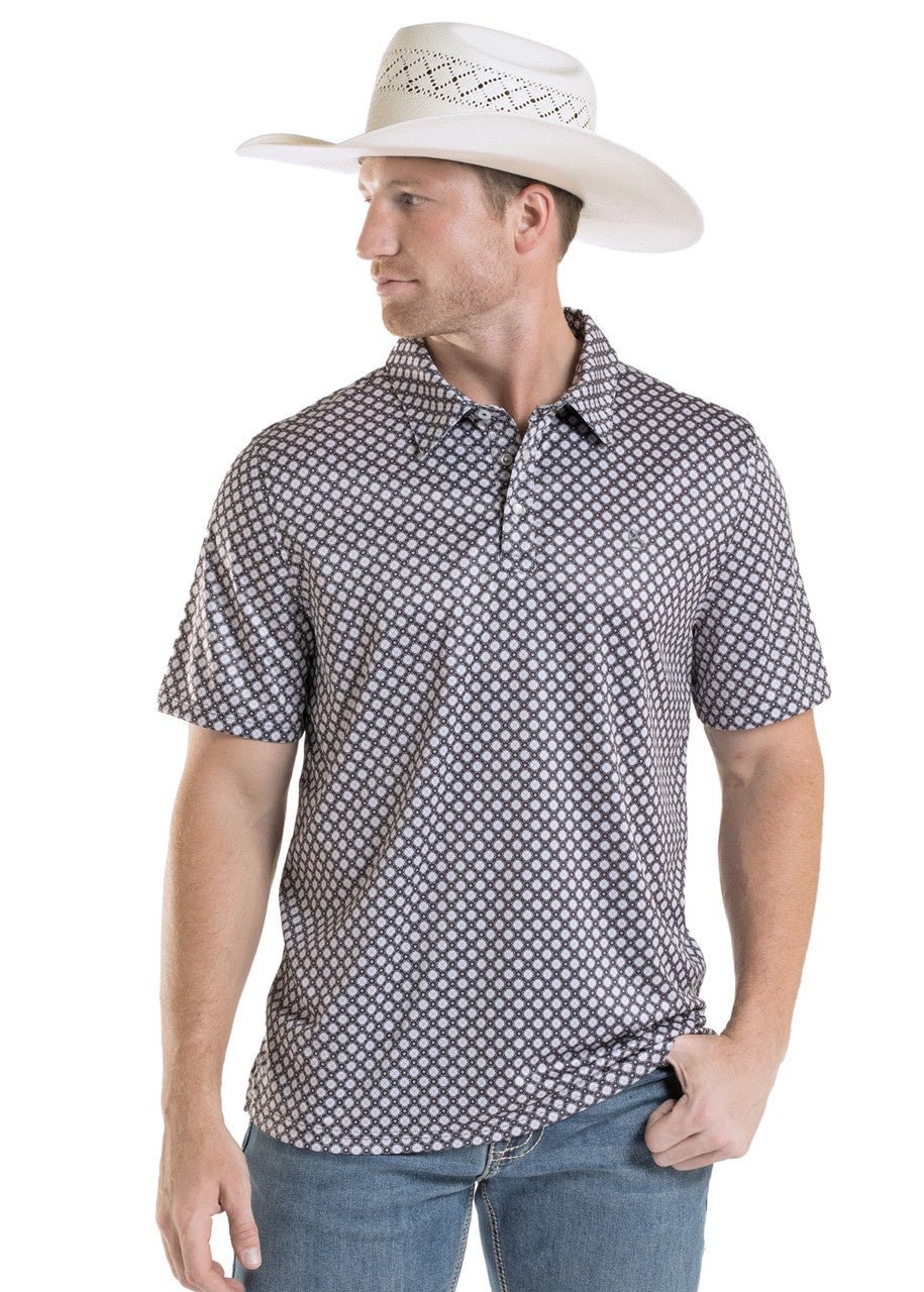 Panhandle Slim Men's Black Polo TM51T09004 - Southern Soule Designs