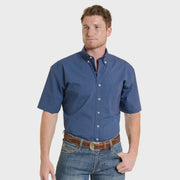Panhandle Slim Men's Blue 1 Pocket Button Shirt SMB3S08279 - Southern Soule Designs