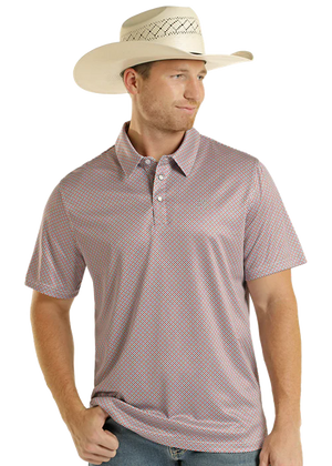 Panhandle Slim Men's Sap Polo Red TM51T08976 - Southern Soule Designs