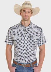 Panhandle Slim Men's Short Sleeve Snap Shirt Navy TMN3S08221 - Southern Soule Designs