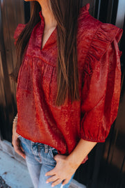 Parker Top Frosted Cranberry - Southern Soule Designs