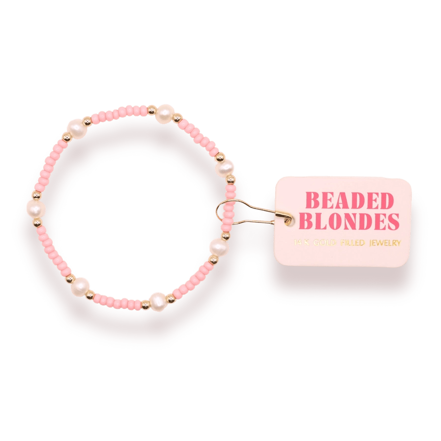 Pastel Pink Pearl Bracelet - Southern Soule Designs