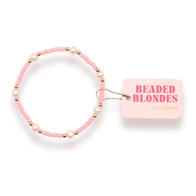 Pastel Pink Pearl Bracelet - Southern Soule Designs