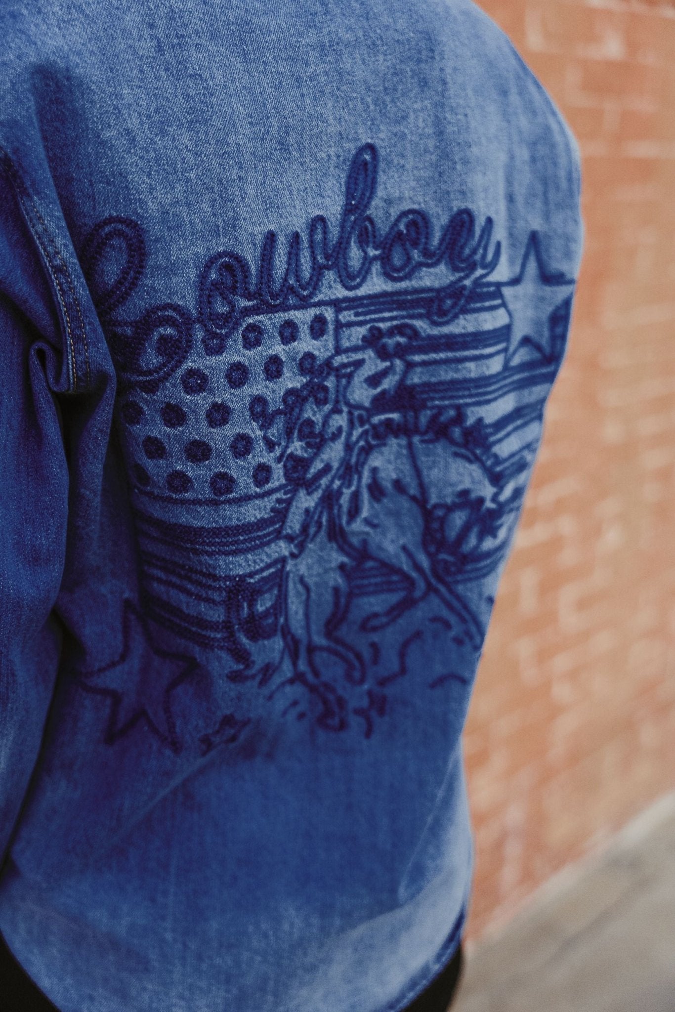 Patriotic Cowboy Button Up - Southern Soule Designs