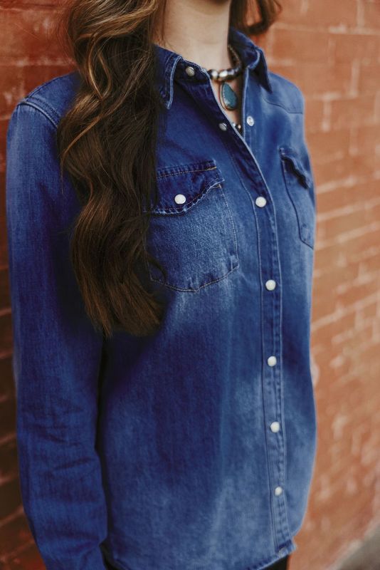 Patriotic Cowboy Button Up - Southern Soule Designs