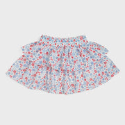 Patriotic Floral Skort TT-04 PTF - Southern Soule Designs