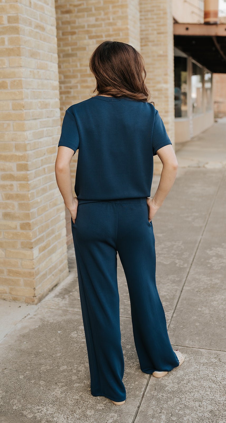 Payton Navy Pants - Southern Soule Designs