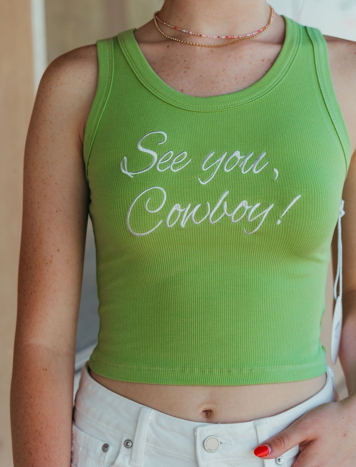Pear See You Later Cowboy Tank BRT3277 - 8 - Southern Soule Designs