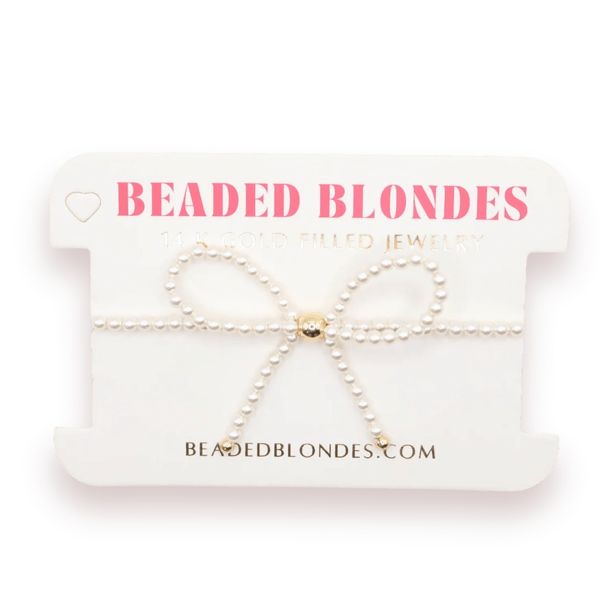 Pearl Bow Bracelet - Southern Soule Designs