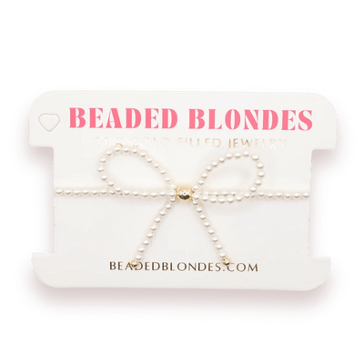 Pearl Bow Bracelet - Southern Soule Designs