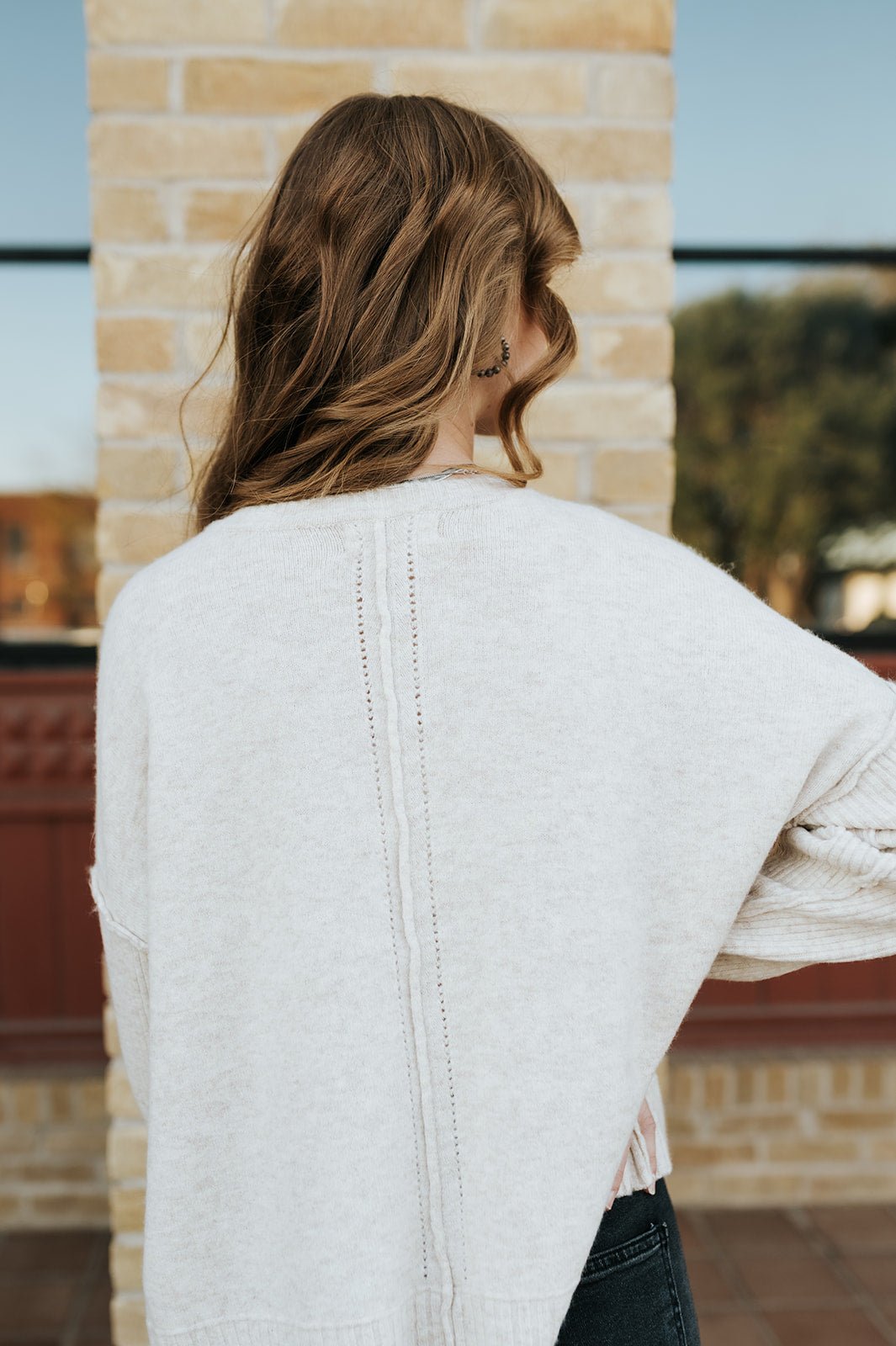 Pearl Cream Ayat Sweater - Southern Soule Designs