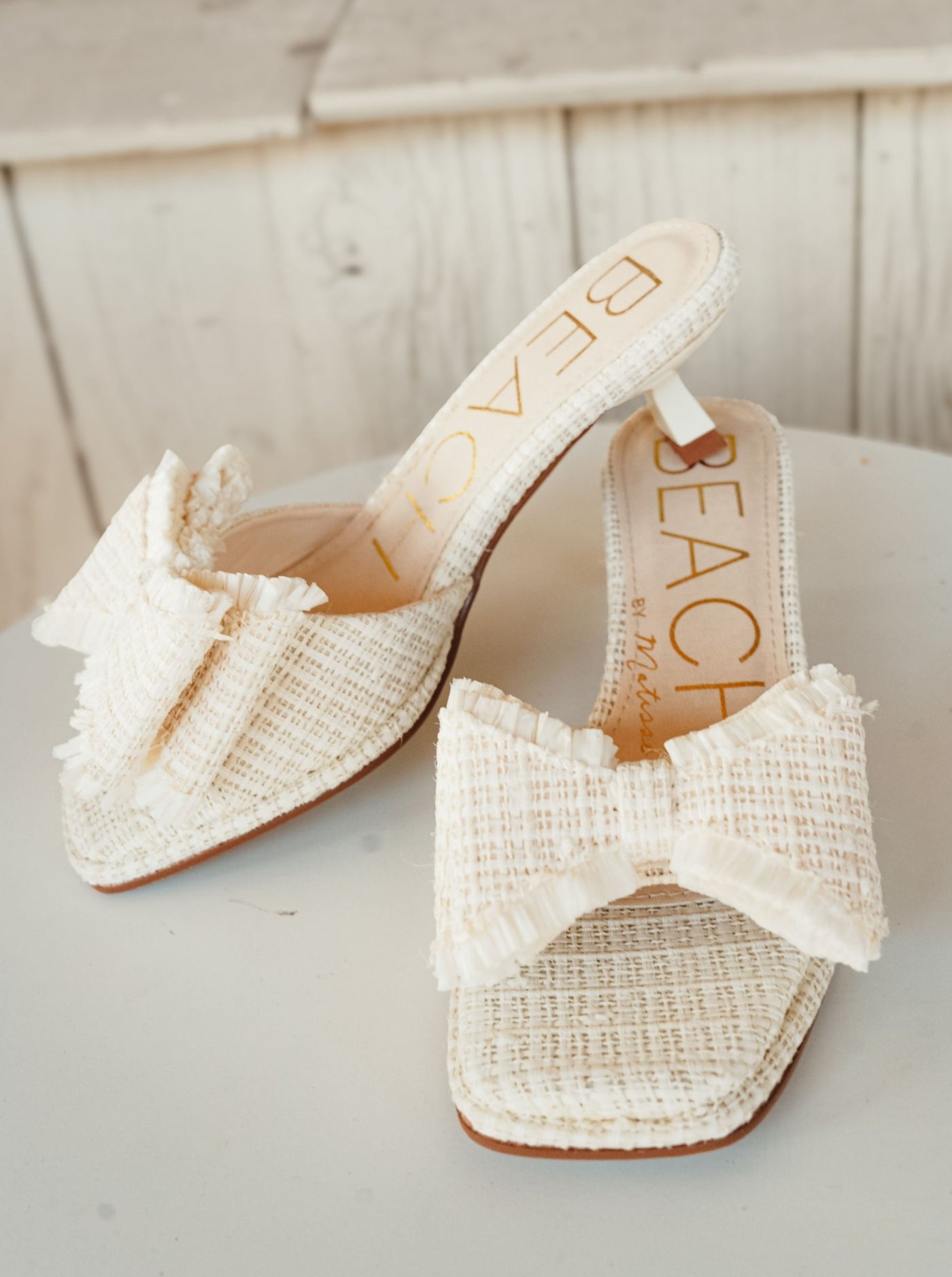 Penelope White Heel - Southern Soule Designs