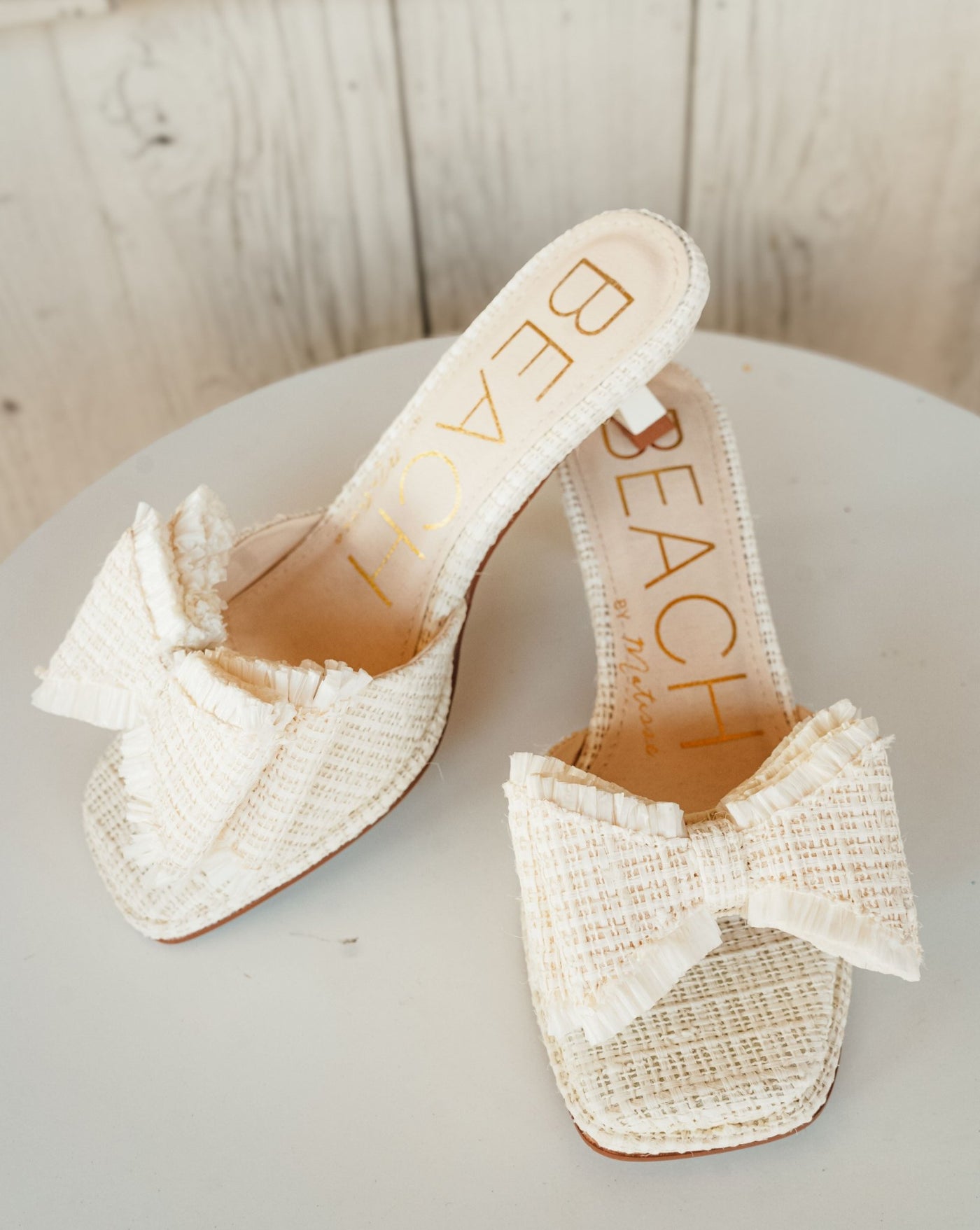 Penelope White Heel - Southern Soule Designs