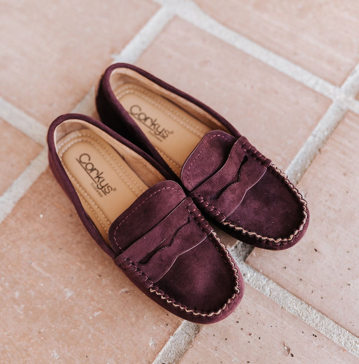 Penny For Your Thoughts Loafers - Wine - Southern Soule Designs