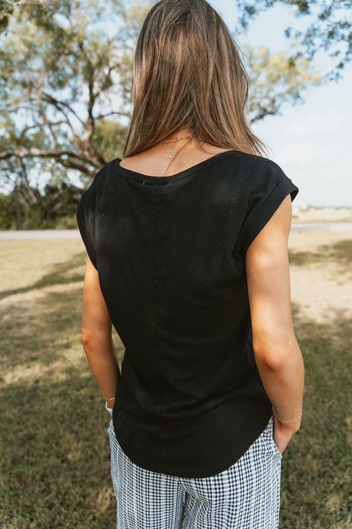 Per Diem Tee Black ZT253899 - Southern Soule Designs