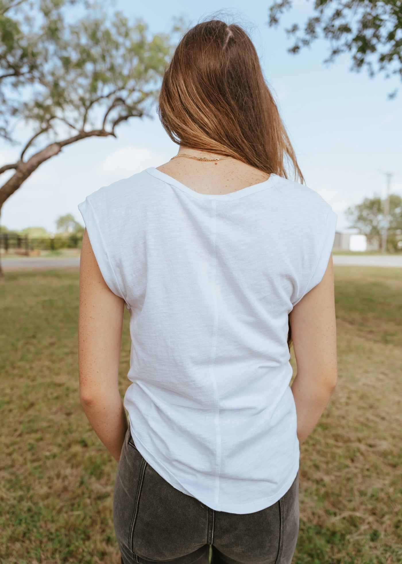 Per Diem Tee White ZT253899 - Southern Soule Designs