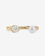 Perfect Pearl Open Ring - Southern Soule Designs