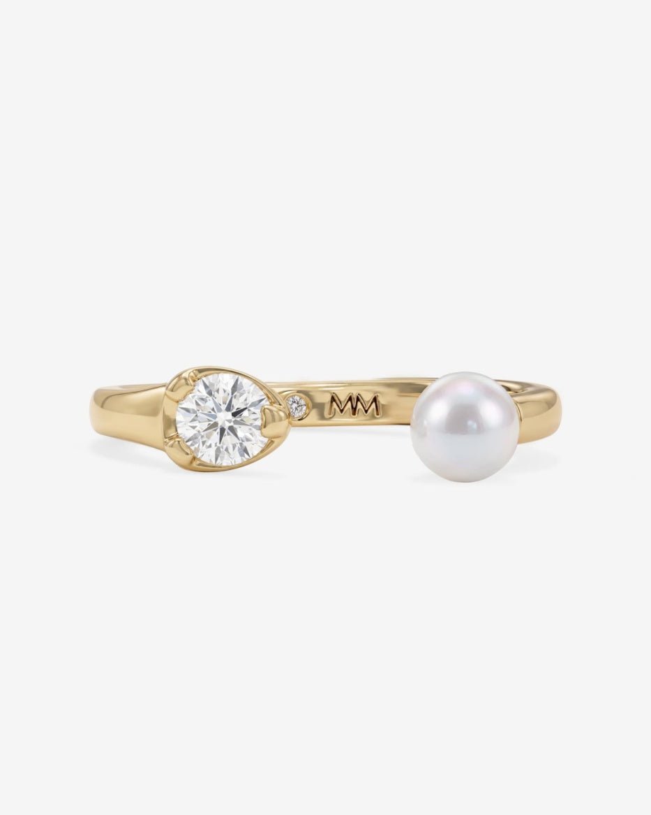 Perfect Pearl Open Ring - Southern Soule Designs