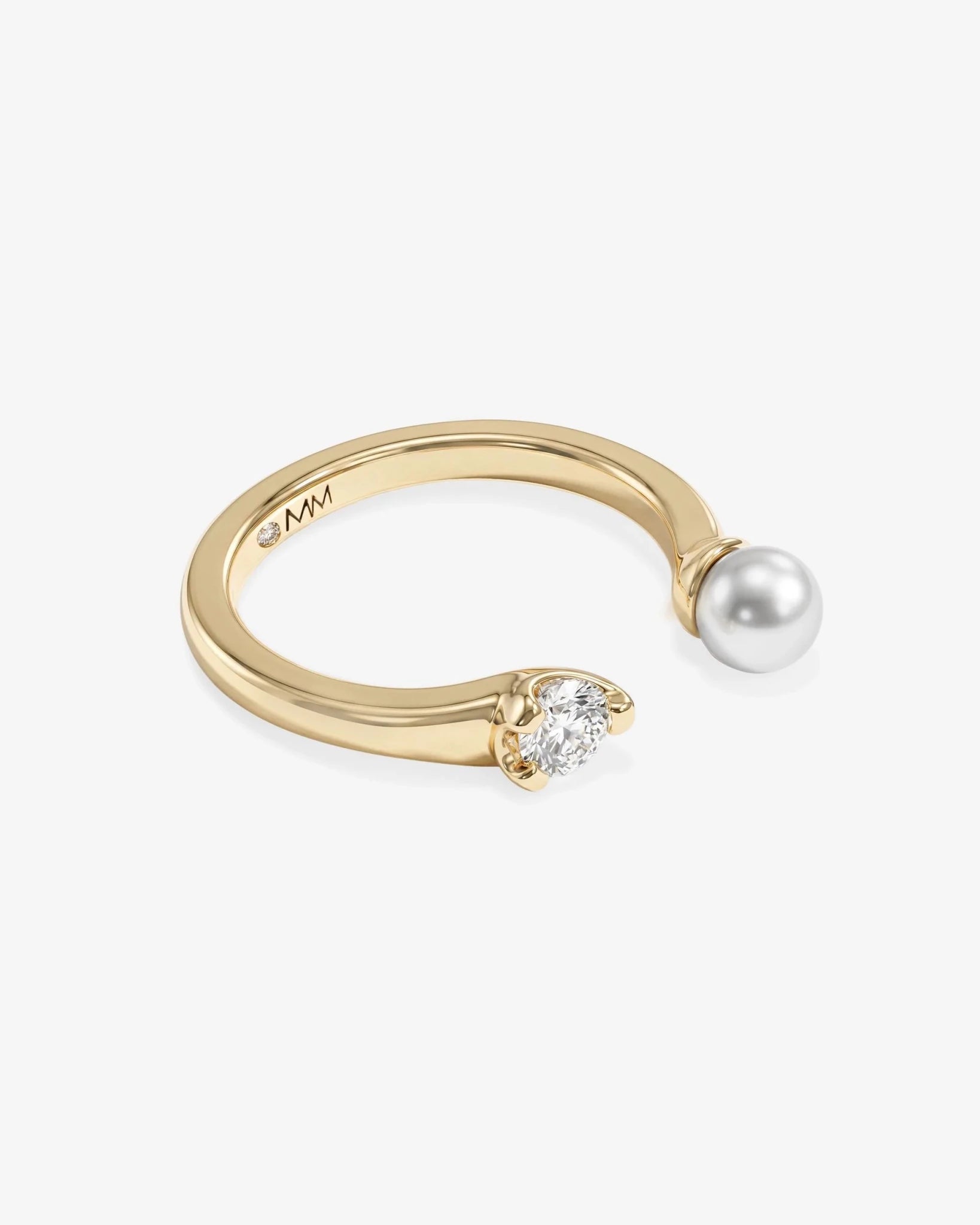 Perfect Pearl Open Ring - Southern Soule Designs