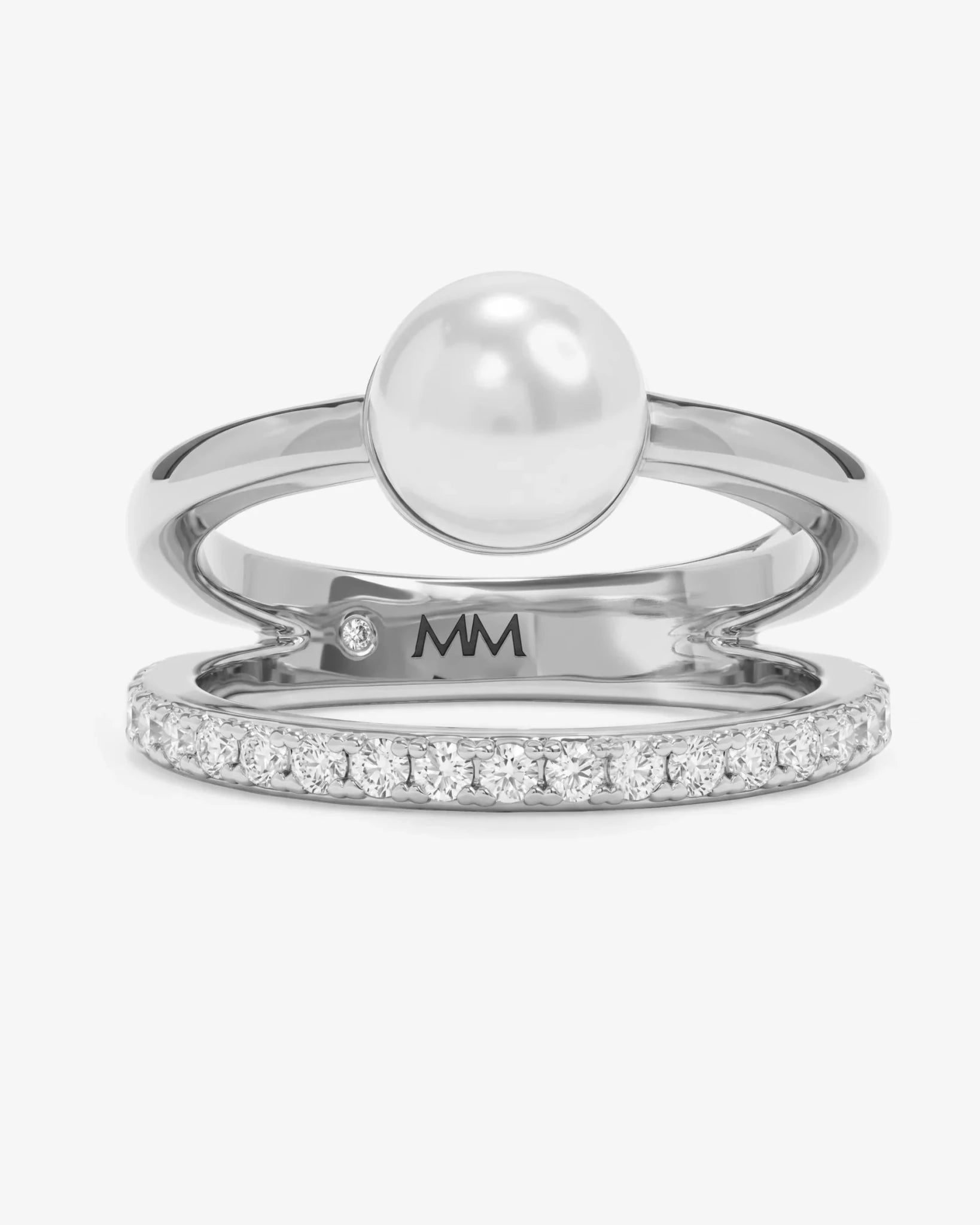 Perfect Pearl Stacked Ring - Southern Soule Designs