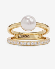 Perfect Pearl Stacked Ring - Southern Soule Designs