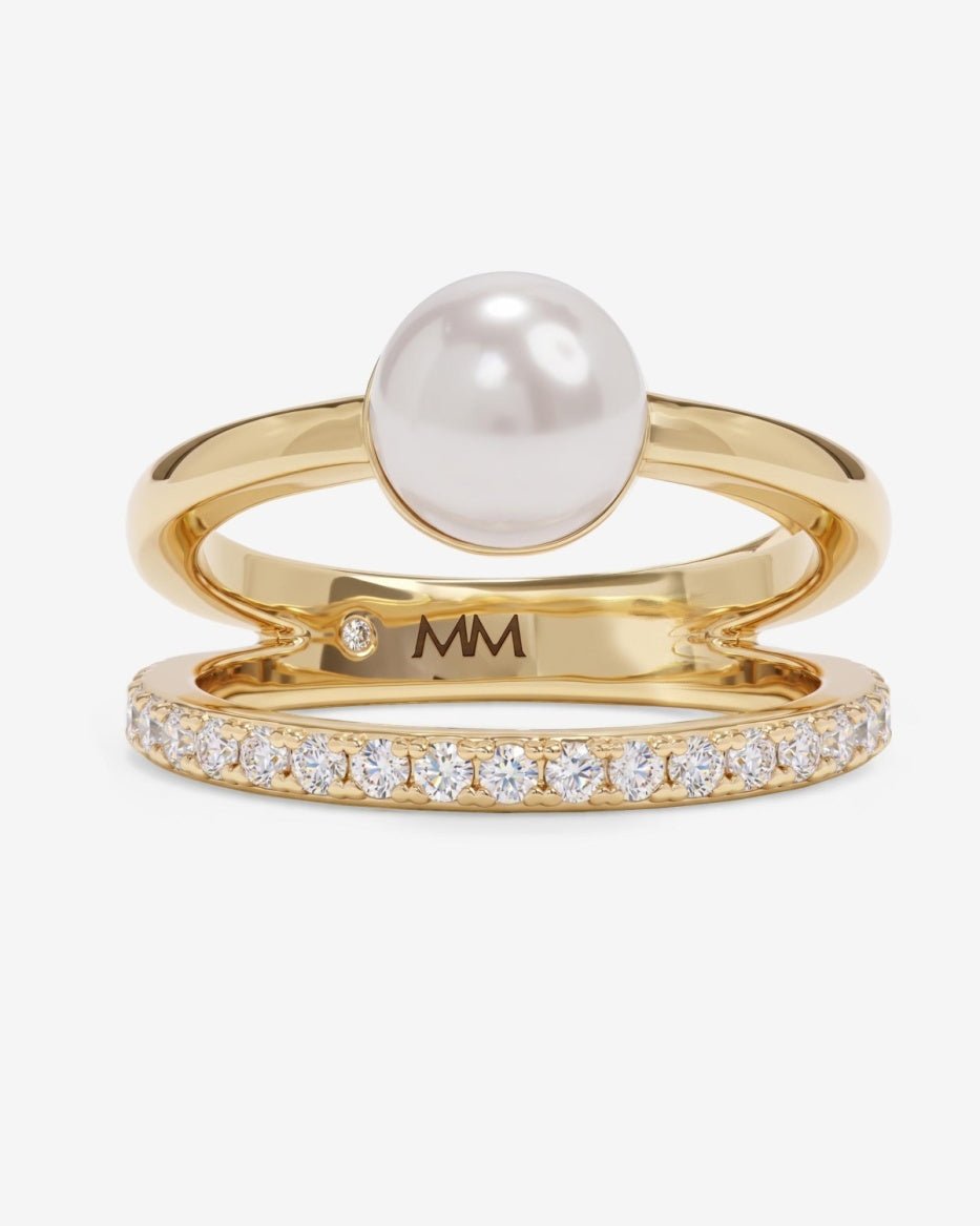 Perfect Pearl Stacked Ring - Southern Soule Designs
