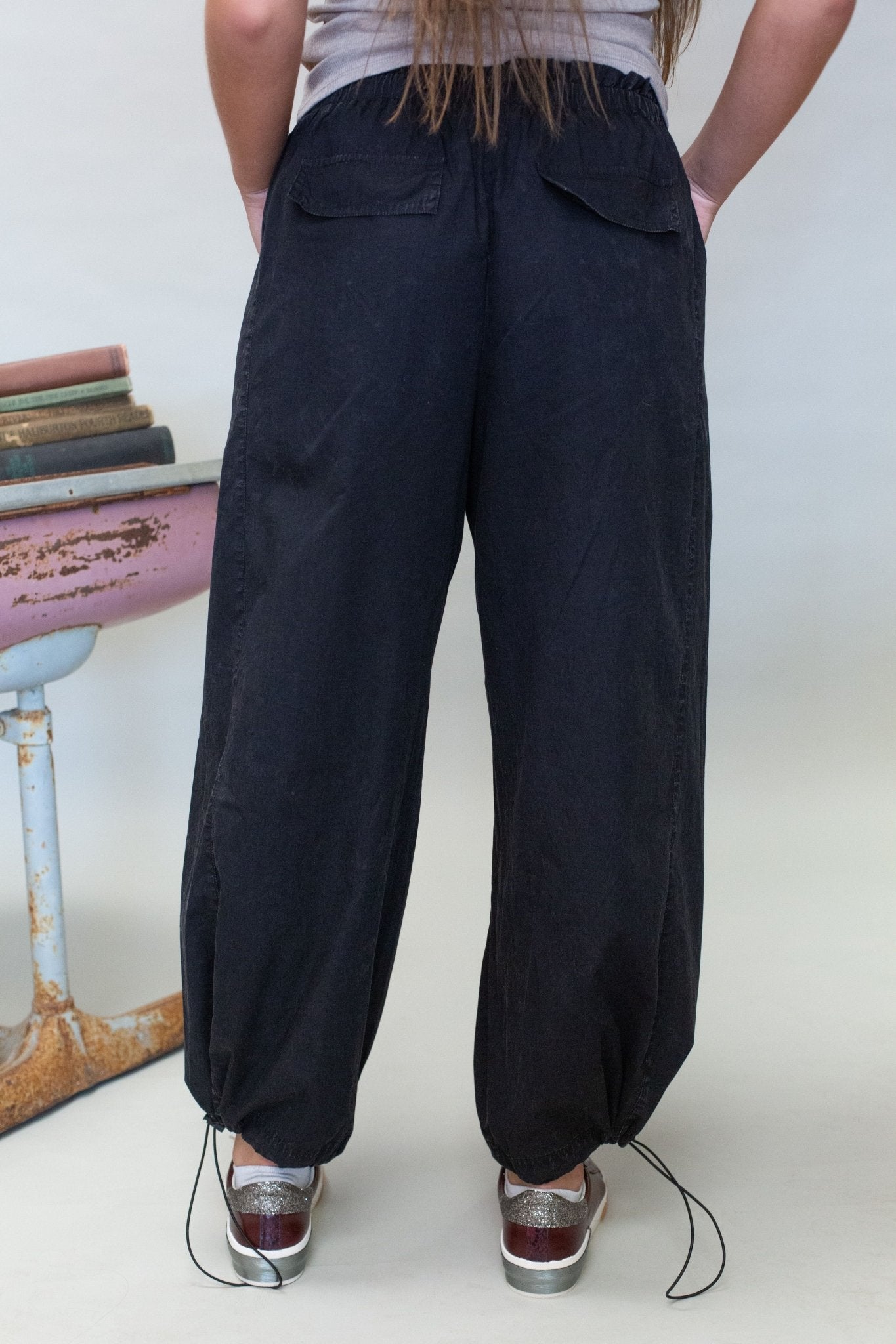 PG10033 Ash Black Pants - Southern Soule Designs